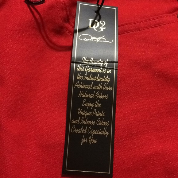 DG2 Red Capri Jeans 16P - Picture 7 of 8